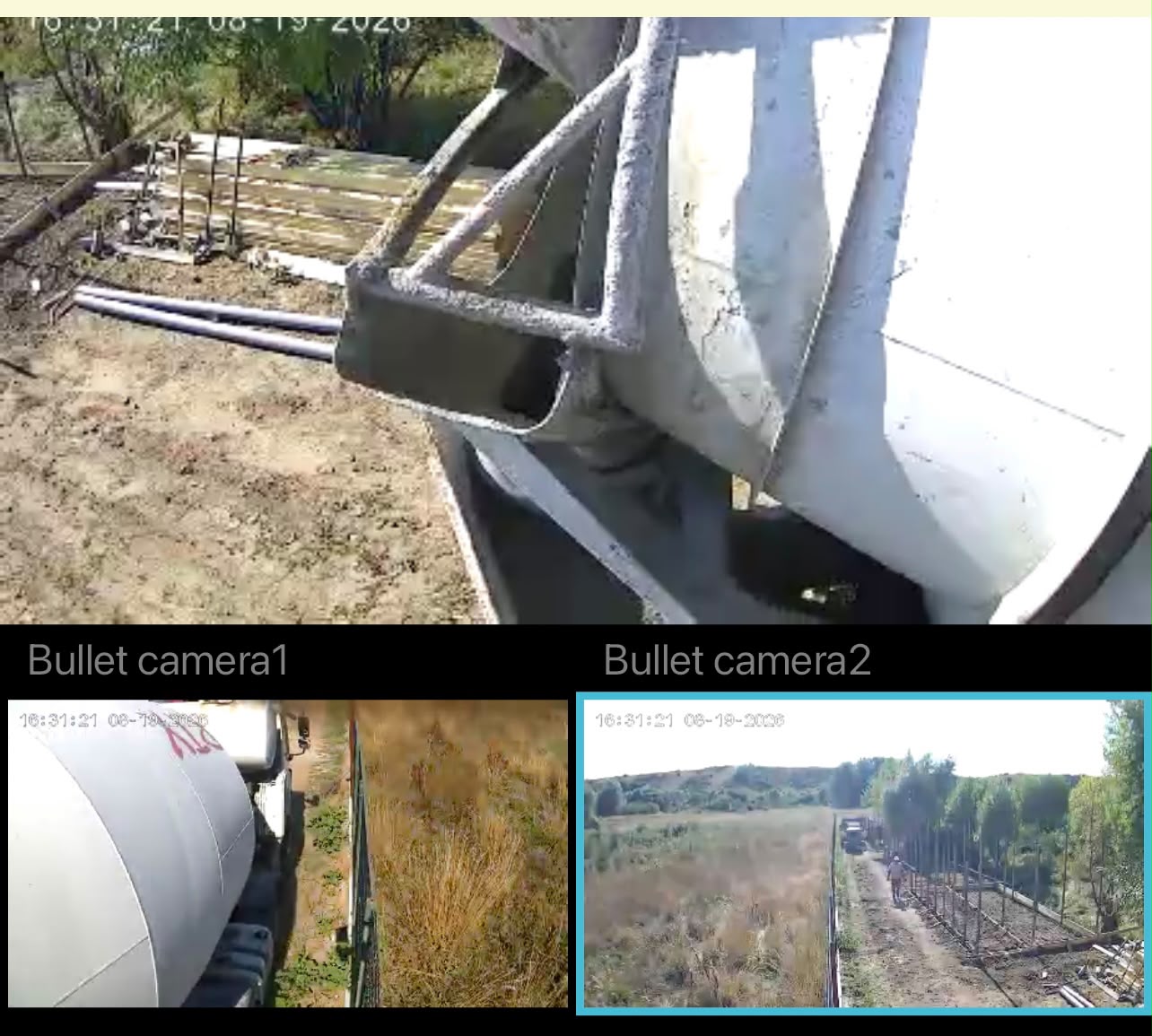 Turnare beton și lucrări la gardul noului adăpost